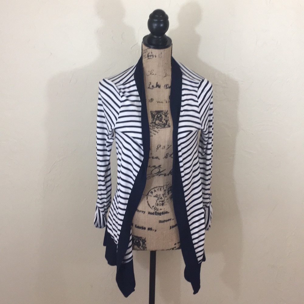Anthropologie Splendid Wide Ruled Cardigan